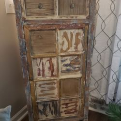Distressed Wooden Cabinet