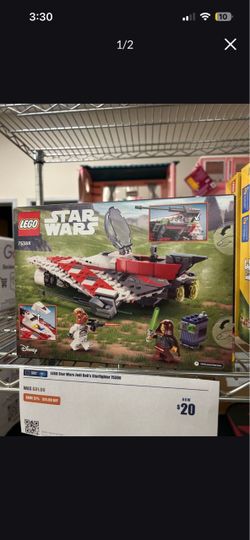 Building Toy Set - LEGO Star Wars Jedi Bob's Starfighter - New