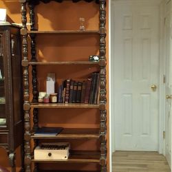 Set Of Two Matching Vintage Bookcases