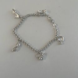Sterling Charm Bracket