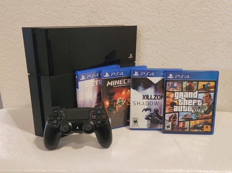 Mint PS4 With 4 Playstation Games