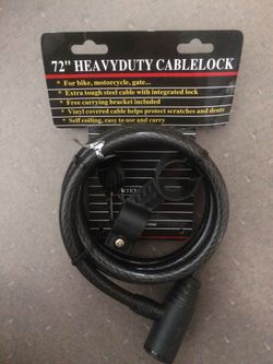 Cablelock and chain for bikes