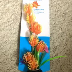 Plastic Aquarium Fish Tank Plant 