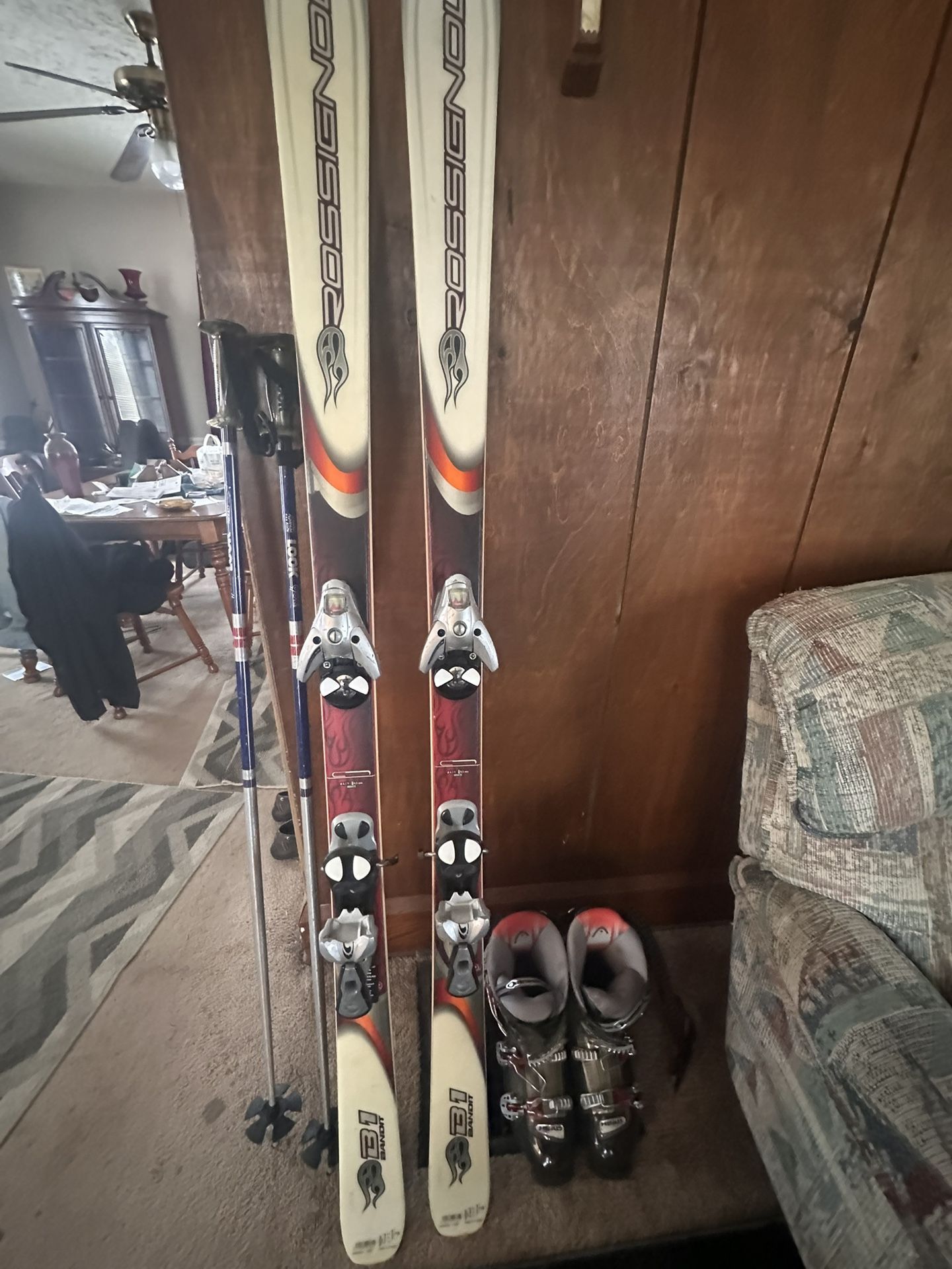 Skis, Bindings, and Boots
