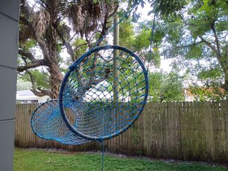 Round Net Hammock Swing