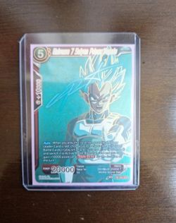 SEND OFFERS Universe 7 Saiyan Prince Vegeta (SPR) TB1-004 Card Dragon Ball Super