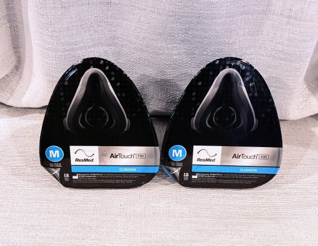 NEW 2 Pcs. ResMed AirTouch F20 Full Face Cushions M Medium Memory Foam