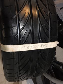 Tires in different size (( I have 1 tire each size))