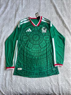 Mexico World Cup Jersey Home Player Version Long Sleeve Men’s L