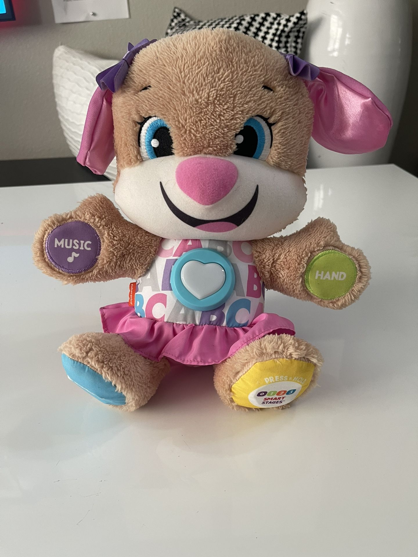 Baby Press and Play Light Up Music Talk Activity Bear