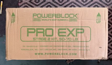 POWERBLOCK PRO EXP STAGE 2 NEW IN BOX - 50-70LBs