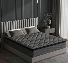 12"Queen size Memory Foam and Innerspring Hybrid Mattress in a Box with Individual Pocket Spring for Motion Isolation & Silent Sleep, CertiPUR-US