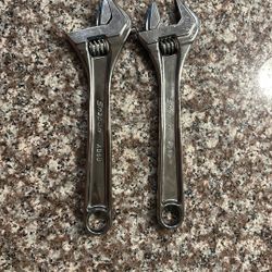 Snap on Adjustable Wrenches