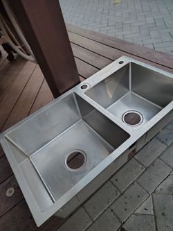 Stainless Steel Double Basin Kitchen Sink