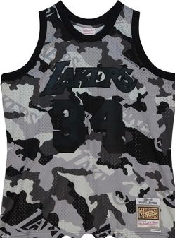 LAKERS #34 CAMO JERSEY