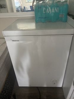 armchair, TV, refrigerator