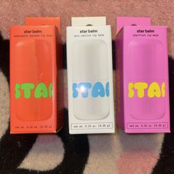 3pc/1pc starface lip balm