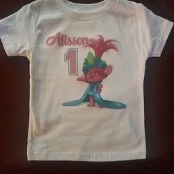 Trolls poppy custom birthday shirt