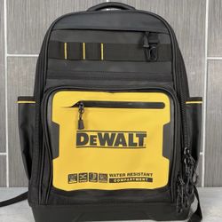 DEWALT Tool Backpack Bag, Zippered Storage and Organization, Durable and Water Resistant
