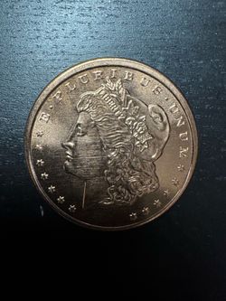 1 oz .999 Fine Copper Morgan Dollar Round – Classic Morgan Design