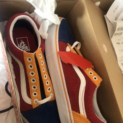Colorful Vans Size 7.5 Men 