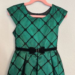 Beautiful Green Holiday Dress 