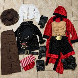 Pirate and Boxer Halloween Costume Set