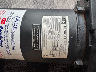 11/2 motor for pool or sprinklers