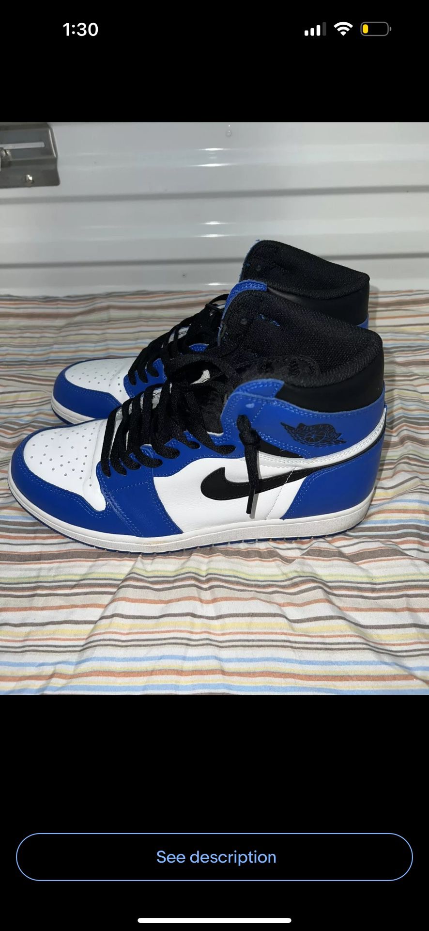 Jordan 1 Royal Blue Size 10.5