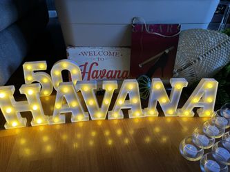 Havana Nights Decor