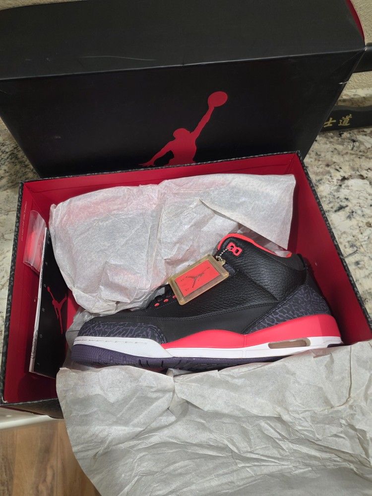 Jordan 3 Crimson Red Size 11