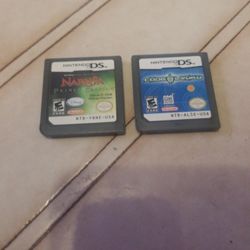 2  Nintendo DS game Nadia prince Caspian And Code Yloko