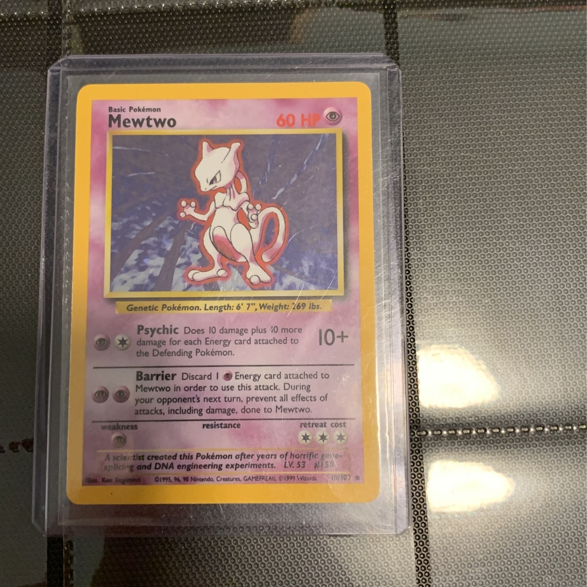 Mewtwo Holo 1999 10/102 (see description for prices) Mewtwo Holo 1999 10/102 (see description for prices)