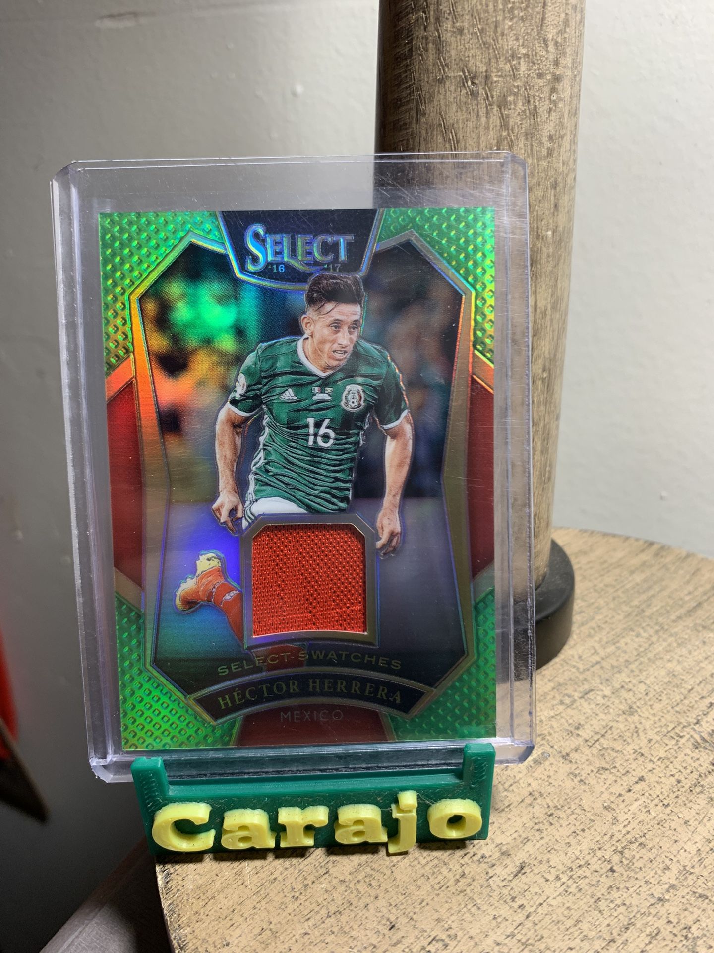 FIFA select panini 16-17 select swatches hector herrera Mexico 48/60
