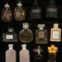 Small Perfume Bundle 12 Pc Chanel Miu Miu Valentino Dior Gucci Kay Alli  