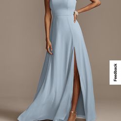 Dusty Blue Dress