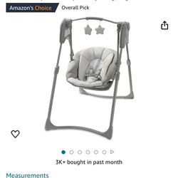 Graco Slim Spaces Compact Foldable Swing 