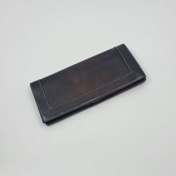 Vintage Beautiful Nordstrom genuine leather women's trifold wallet. 
Black. Black. Size 8x3.5". Pre-owned, very good shape, please see photos 
for det