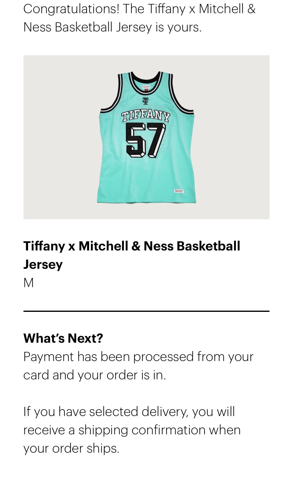 Tiffany & Co. x NBA x Mitchell & Ness Basketball Jersey for Sale