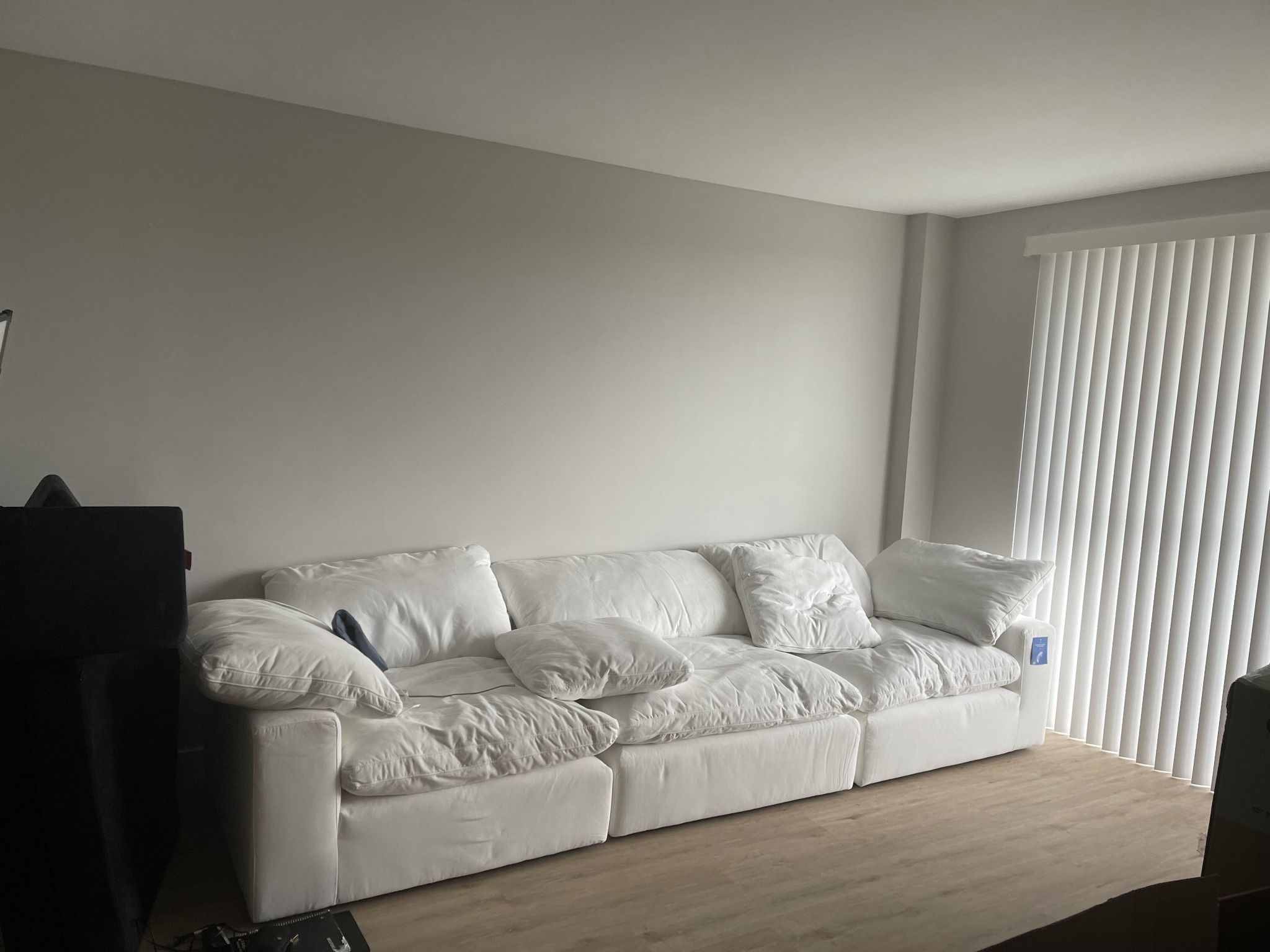 White NIXON Cloud Sofa City Furniture for Sale in North Miami Beach