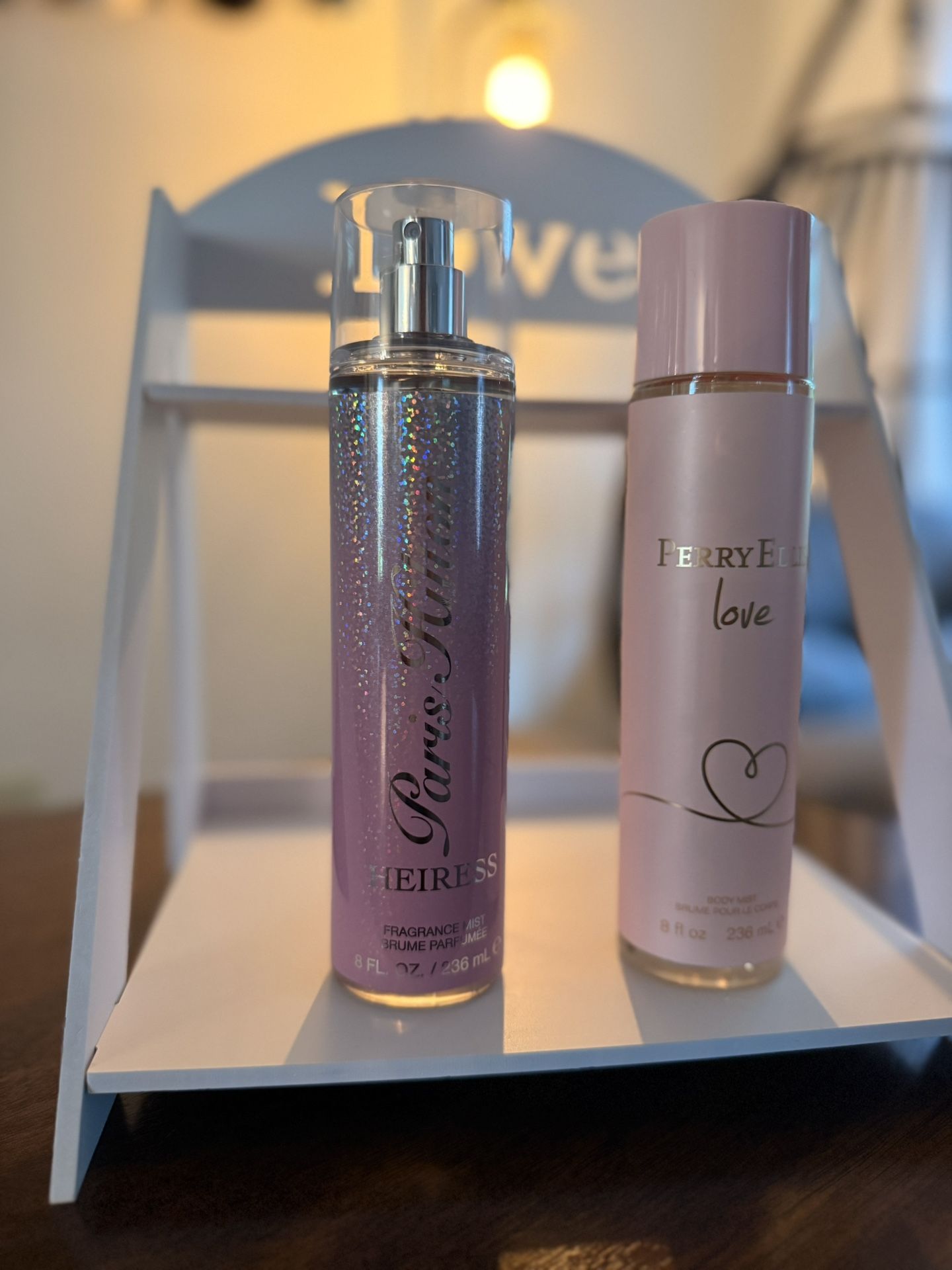 Paris Hilton and Perry Ellis fragrance. (Individual)