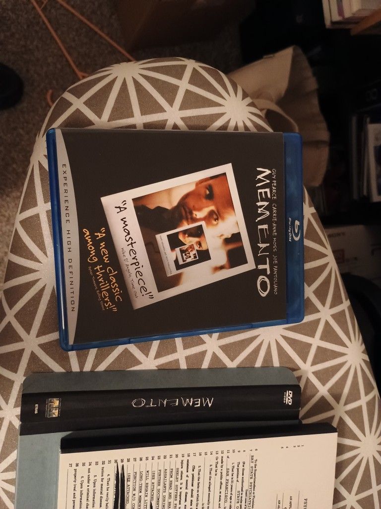 Memento Collectors Set. Watch The Movie In Order!!!