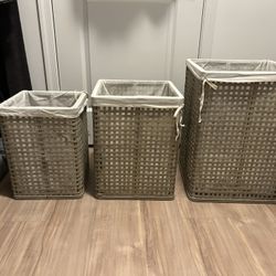 Nesting Wicker Baskets