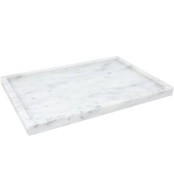Natural Carrara Marble Tray - Modern Vanity/Desk Organizer (Like New)