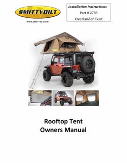 Rooftop tent