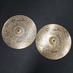 Turkish Cymbals 15" Kurak Hi-Hat K-H15 (Pair) **Located In Upland**