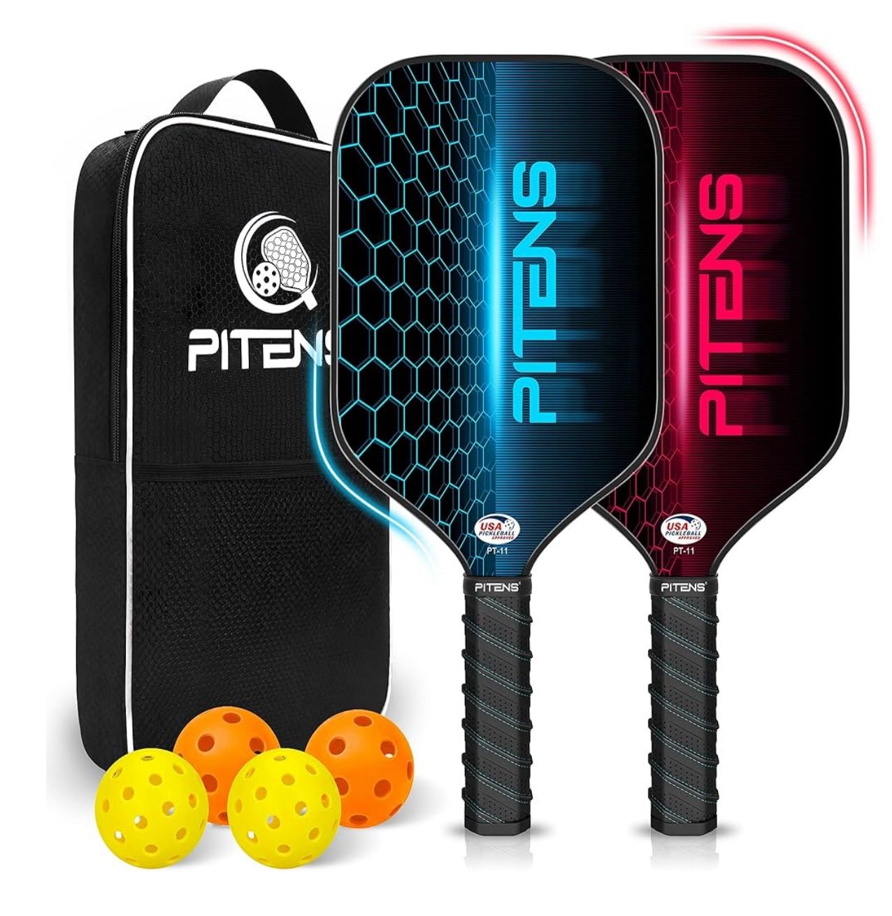 PITENS pickleball paddle bag, which is part of a pickleball set.