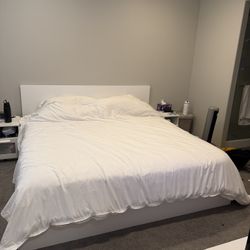 King Bed Frame + King Mattress