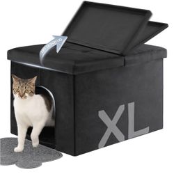 New! Meexpaws XL (25.6”x17.7”x17.7”) Cat Litter Enclosure Furniture $30 (#947)