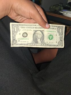 US One Dollar Bill